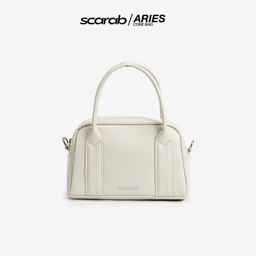 Túi Đeo Chéo Da Mềm SCARAB ARIES CORE BAG, Túi Da PVC Thời Trang Nam Nữ Đựng Vừa Điện Thoại, Ví Tiền