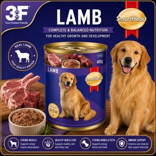 🔥 Deal 3-48 Lon Siêu Hời | Pate SmartHeart Lon 400g Cho Chó | Thịt Bò Gà & Gan Dễ Ăn