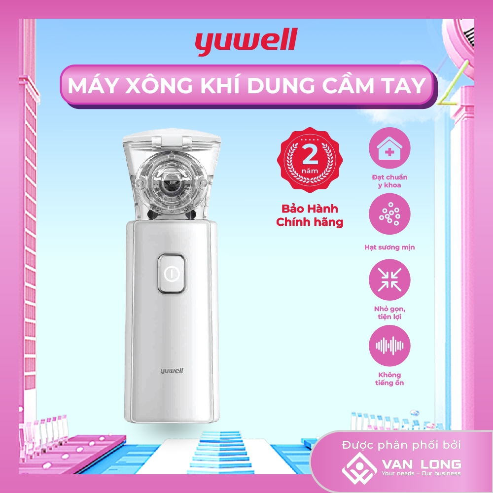 Máy xông khí dung mũi họng cầm tay Yuwell M103 - Bảo hành chính hãng 24 tháng