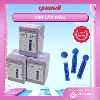 [COMBO 3 HỘP] Kim lấy máu dùng cho máy đường huyết Yuwell