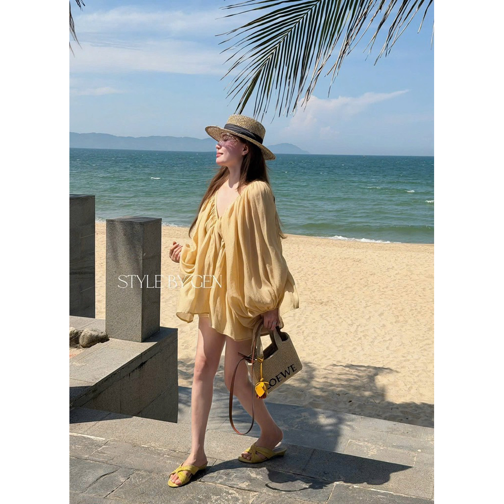 Set Áo Kiểu Tay Cánh Dơi Kèm quần Sooc Hàng Cao Cấp LN08