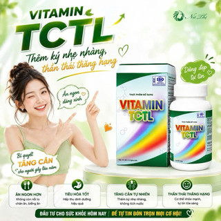 Viên ăn ngon Vitamin TCTL hỗ trợ t ăn  gg câ nn hỗ trợ tiêu hóa thèm ăn hộp nhỏ uống nửa tháng