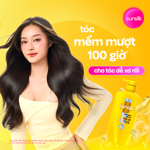 Kem xả Sunsilk cho tóc Mượt 100h (Bóng mướt-  Luminous UV / Đen óng - Glossy Black / Mềm mượt - Silky Smooth) 600g | BigBuy360 - bigbuy360.vn