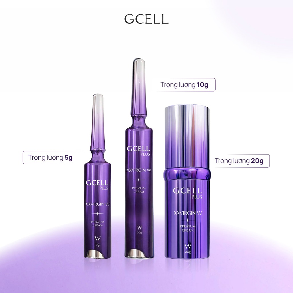 [HÀNG TẶNG W10] Kem dưỡng ẩm, mờ thâm, làm hồng bikini GCell XX VIRGIN Premium Cream W 10g