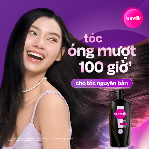 Kem xả Sunsilk cho tóc Mượt 100h (Bóng mướt-  Luminous UV / Đen óng - Glossy Black / Mềm mượt - Silky Smooth) 600g | BigBuy360 - bigbuy360.vn