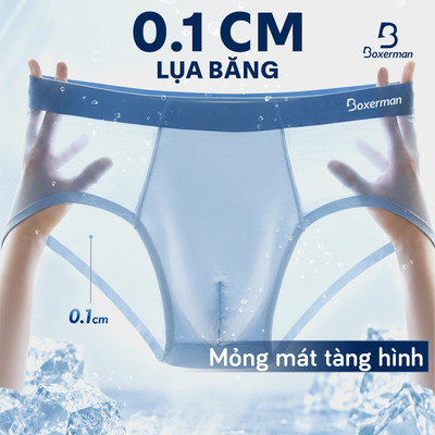 Combo 3 Quần sịp nam tam giác SLIP thun lạnh cao cấp BOXERMAN