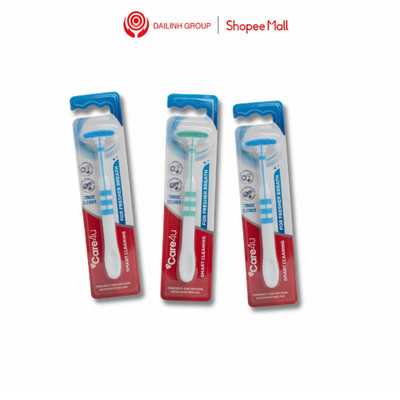 Combo 3 Cây Cạo Lưỡi Care4u – Làm Sạch Lưỡi, Giảm Hôi Miệng, Giữ Hơi Thở Thơm Mát
