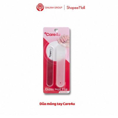 Dũa Móng Tay Thủy Tinh Care4u  Cao Cấp Không Mòn Dễ Rửa Sạch