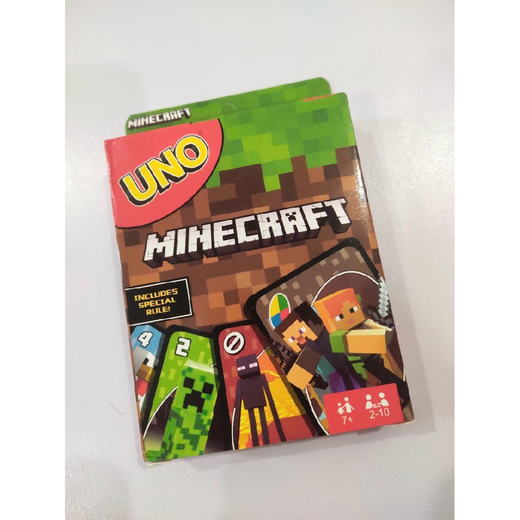 bộ bài UNO phiên bản chủ đề Minecraft.