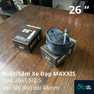 Ruột xe đạp Maxxis Welter Weight 26×1.5/2.5 van dài 48mm – Cao su bền, chống thủng