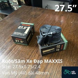Ruột xe đạp MAXXIS 27.5 inch Van Pháp 48mm phù hợp lốp 1.75 đến 2.4 cho xe địa hình