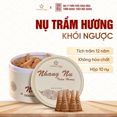 [Outlet S2] Nụ trầm hương xông nhà Thiên Mộc Hương - Nhang nụ trầm hương tự nhiên thơm dịu nhẹ