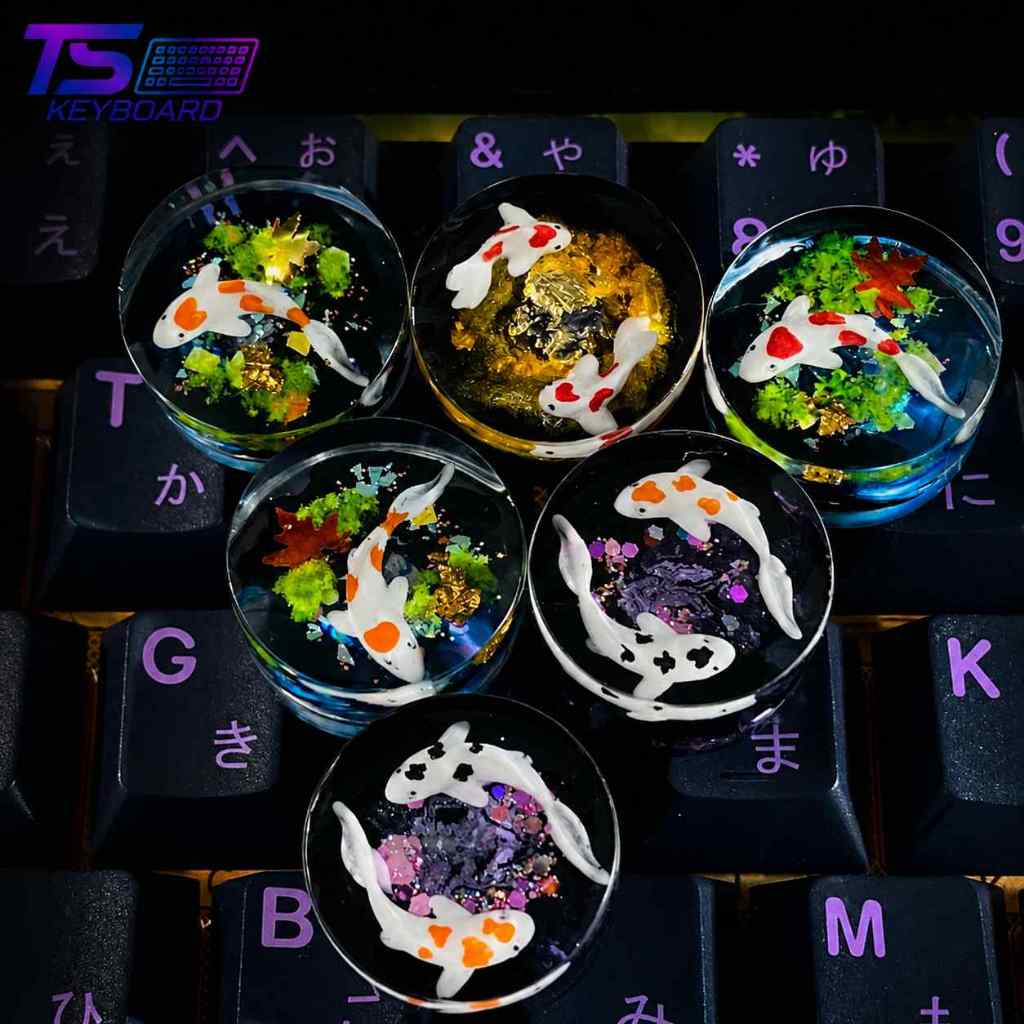 Knob Resin – Núm Xoay Bàn Phím Cơ Cho GMK67, CMK75, VN66, Weikav K75 Pro, PC75b,...