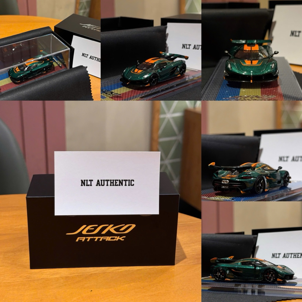 HKM Premium 1:64 Koenigsegg Jesko Attack Carbon Green Organ Line
