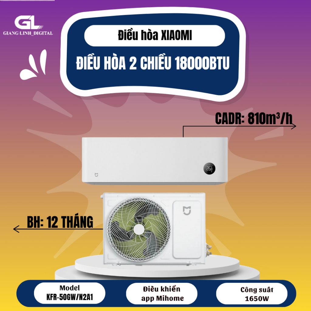 Điều hoà (máy lạnh) 2 chiều  N2A1 –18.000BTU/2HP