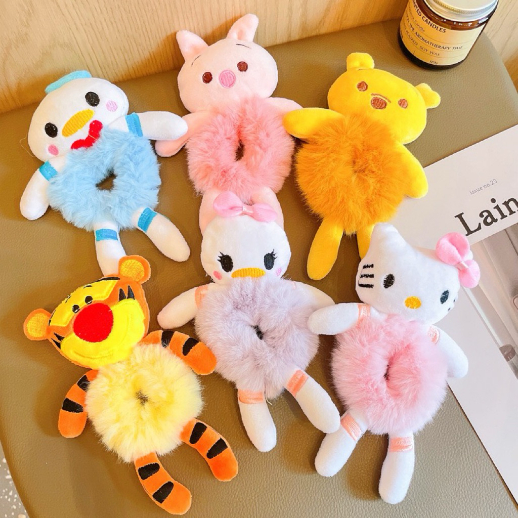 2 cột tóc hình thú nhiều hình cute (C27)