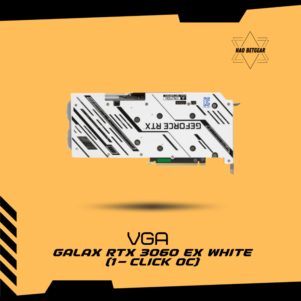VGA Card màn hình GALAX RTX 3060 EX WHITE (1-Click OC) 12GB - Tông trắng sang trọng, công nghệ đồ họa tiên tiến | BigBuy360 - bigbuy360.vn