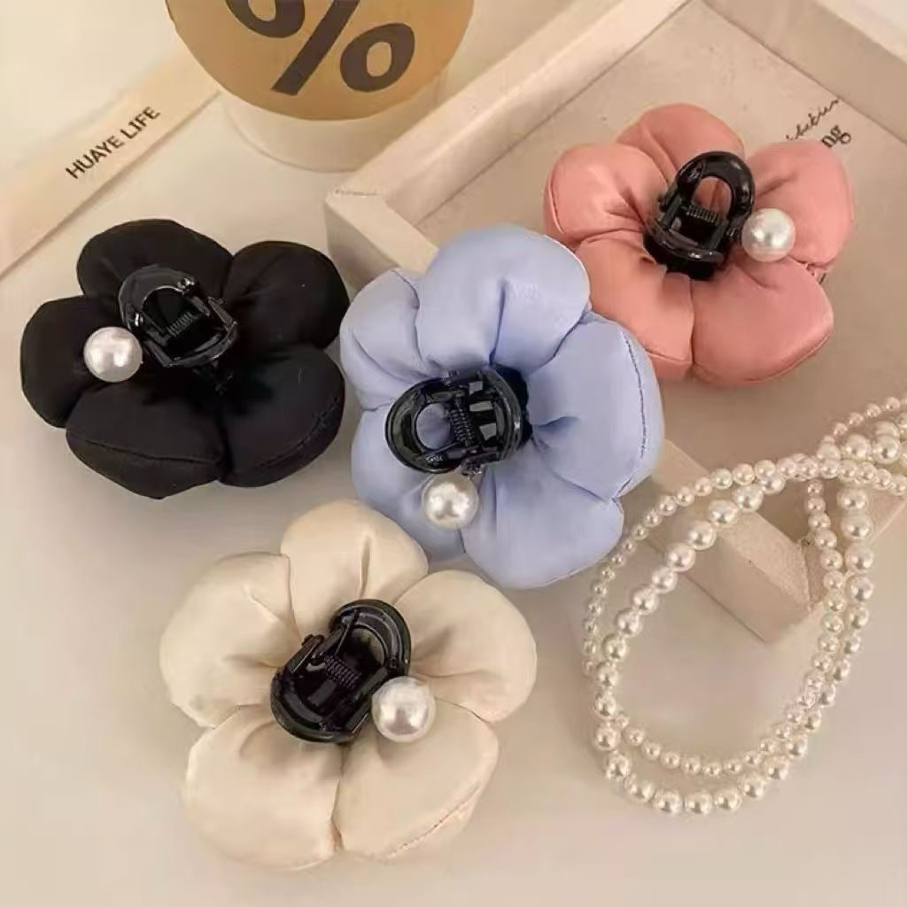 3 cặp tóc bông hoa đơn giản sang trọng (G19)