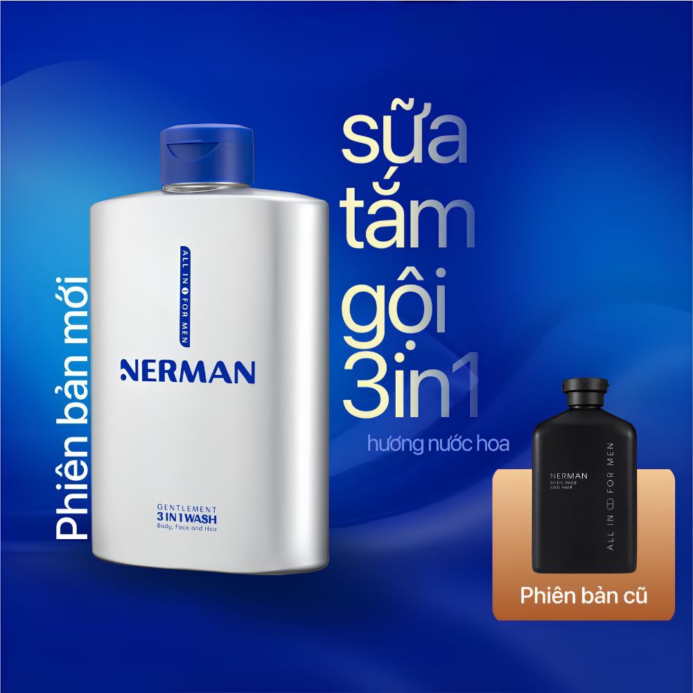 Ảnh 2 của Sữa tắm gội NERMAN giúp làm sạch dịu nhẹ, giúp loại bỏ bụi bẩn, dầu thừa duy trì độ ẩm tự nhiên