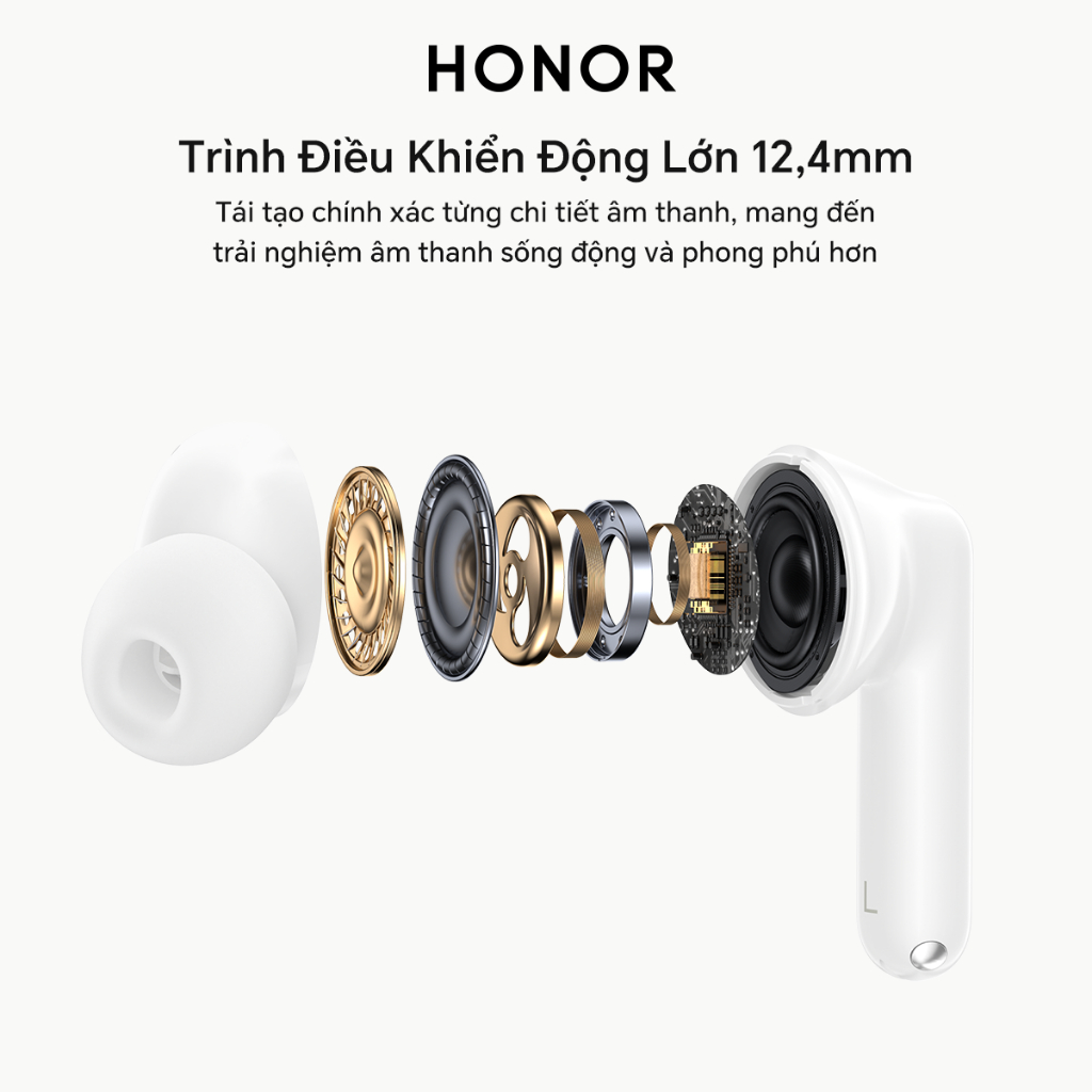 Tai Nghe Honor Earbuds X10 Lite | Khử Tiếng Ồn Chủ Động | Thời Lượng Pin Lên Đến 45H | Bluetooth 5.4 | Bảo Hành 12 Tháng | BigBuy360 - bigbuy360.vn