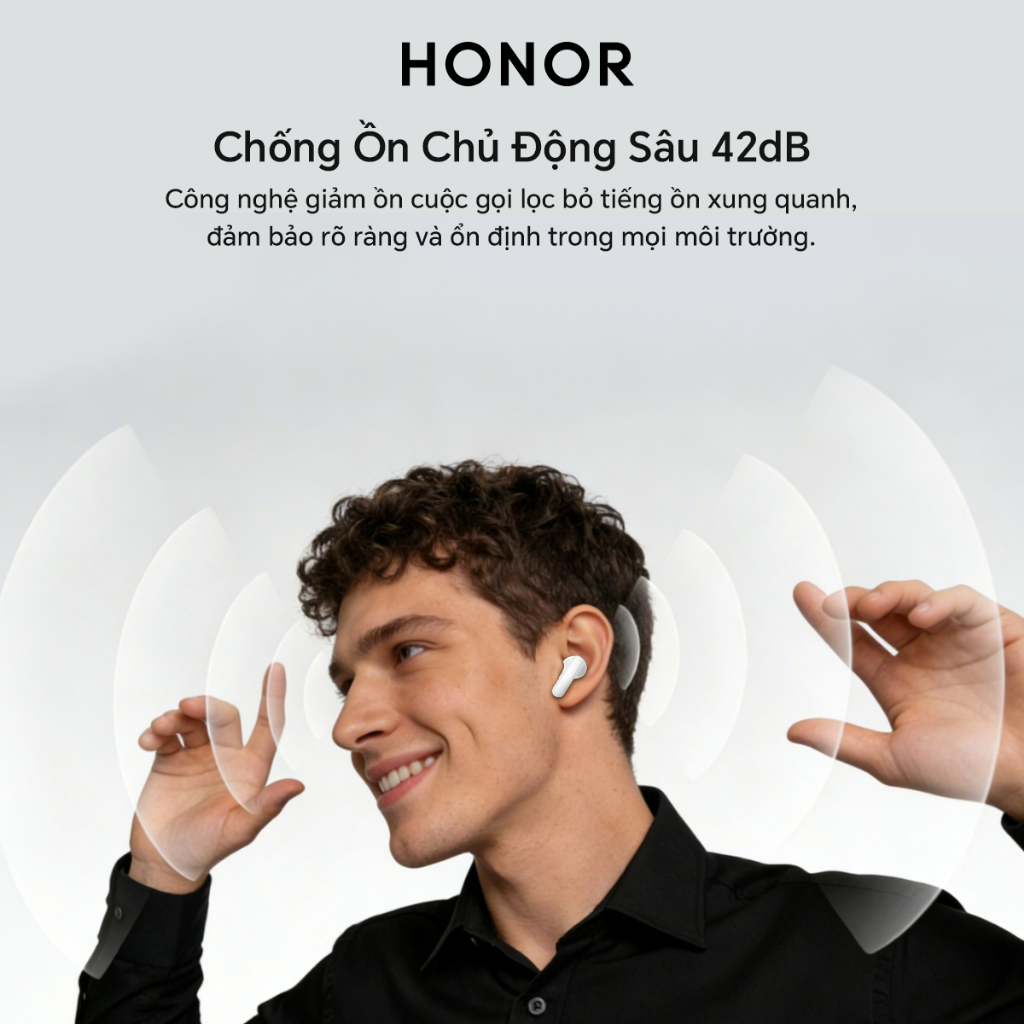 Tai Nghe Honor Earbuds X10 Lite | Khử Tiếng Ồn Chủ Động | Thời Lượng Pin Lên Đến 45H | Bluetooth 5.4 | Bảo Hành 12 Tháng | BigBuy360 - bigbuy360.vn