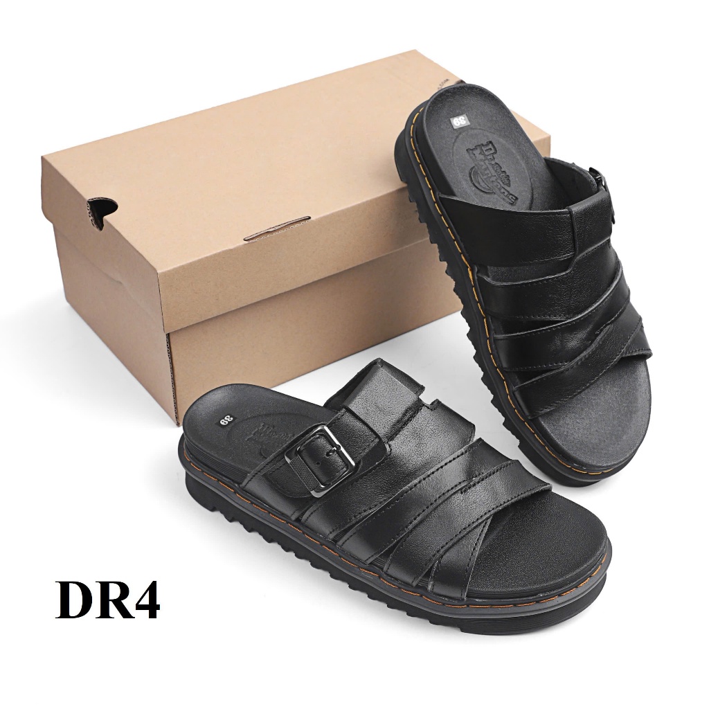 dép doctor da bò cao cấp mẫu đế tăng chiều cao 5 cm full hộp đế cao 5cm giúp tăng chiều cao DR4