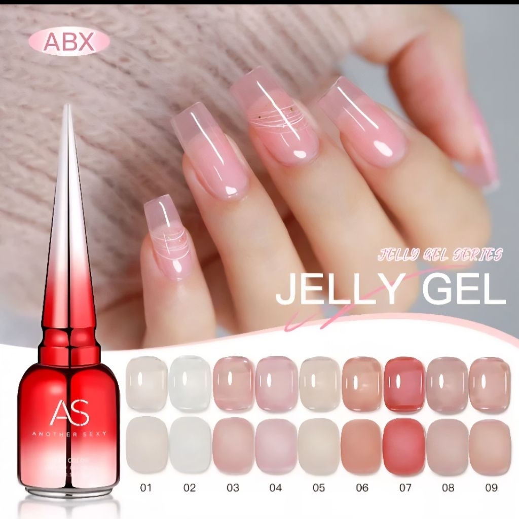 Sơn Gel AS mã ABX (thạch) | chai đỏ