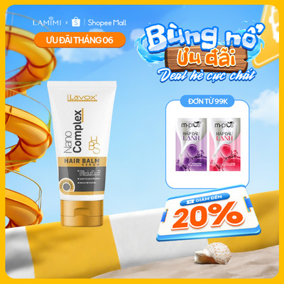 Serum Siêu Dưỡng Tóc Lavox Nano Complex 60ml Hair Balm Giữ Ẩm Tóc, Dưỡng Tóc Mượt Lamimi Chính Hãng