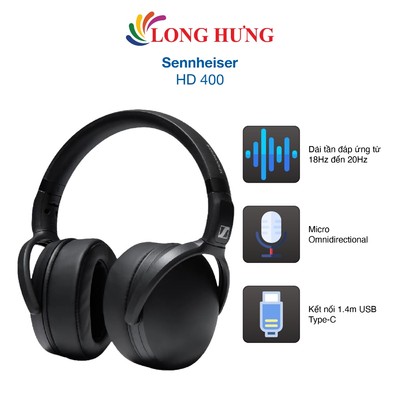 Tai nghe chụp tai Bluetooth Sennheiser HD 400U - Hàng chính hãng