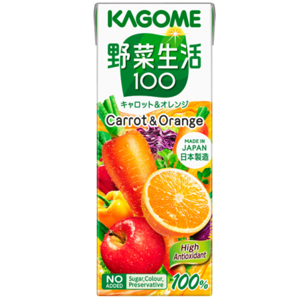 [MADE IN JAPAN 🇯🇵] Nước Ép Rau Củ Quả Giàu Vitamin Tự Nhiên Nguyên Chất Kagome Original 200ml