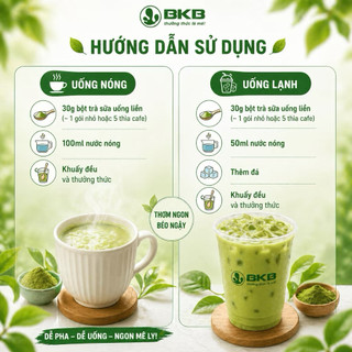 Bột trà sữa pha sẵn BKB các vị 500g