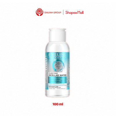 Nước tẩy trang Eveline Facemed+ mềm mịn da dành cho da thường và hỗn hợp 100ML