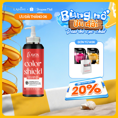 Bộ Dầu Gội Dầu Xả Giữ Màu Cho Tóc Nhuộm Lavox Online Shopping 300ml Dưỡng Tóc Mượt Lamimi Chính Hãng