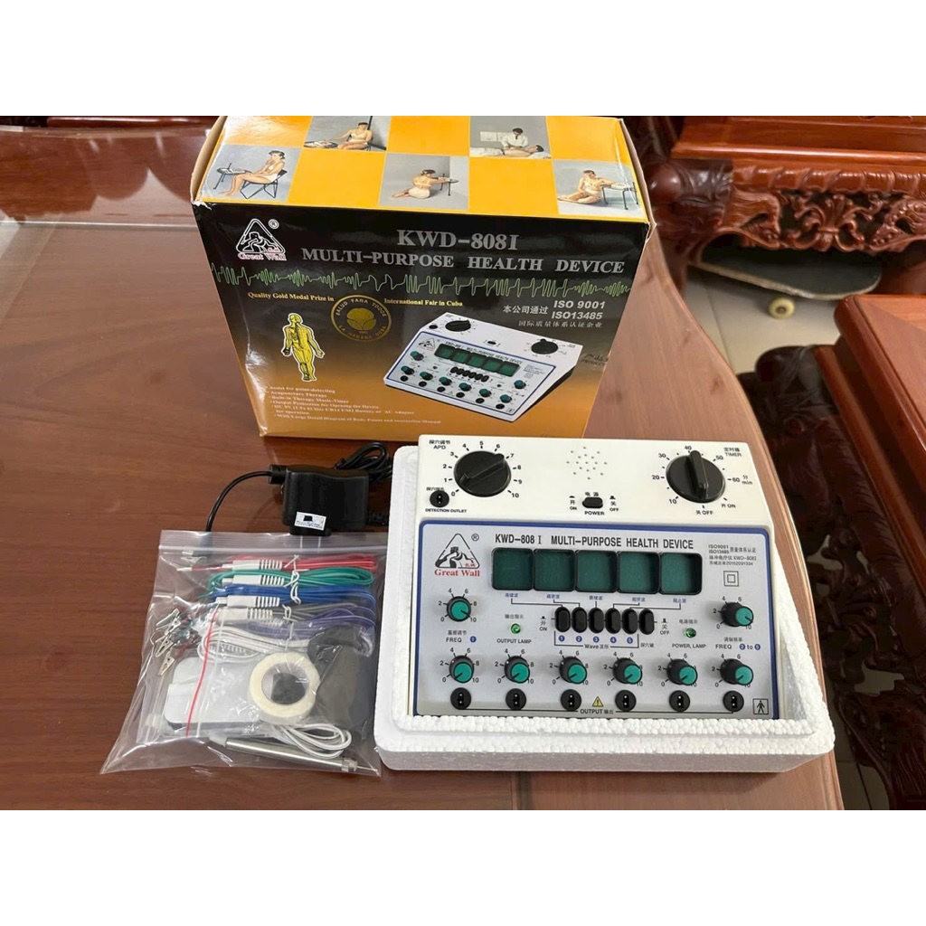 Máy điện châm KWD 808I GreatWall Châm cứu ,Dò Huyệt