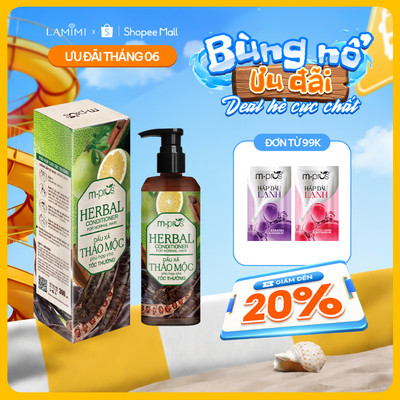 Dầu Xả Thảo Mộc Thiên Nhiên M.Pros 300ml/ 500ml Cho Tóc Thường - Giảm Gãy Rụng, Tóc Mượt Lamimi Chính Hãng