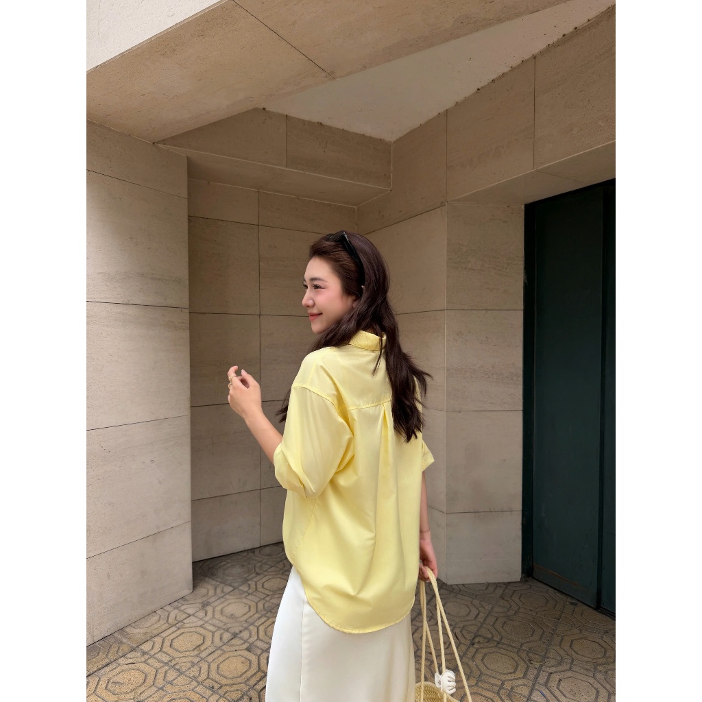 Áo sơ mi Clean Oversize Shirt (form mới) MONO TALK nhiều màu, mềm mát, hạn chế nhăn T10012FT | BigBuy360 - bigbuy360.vn