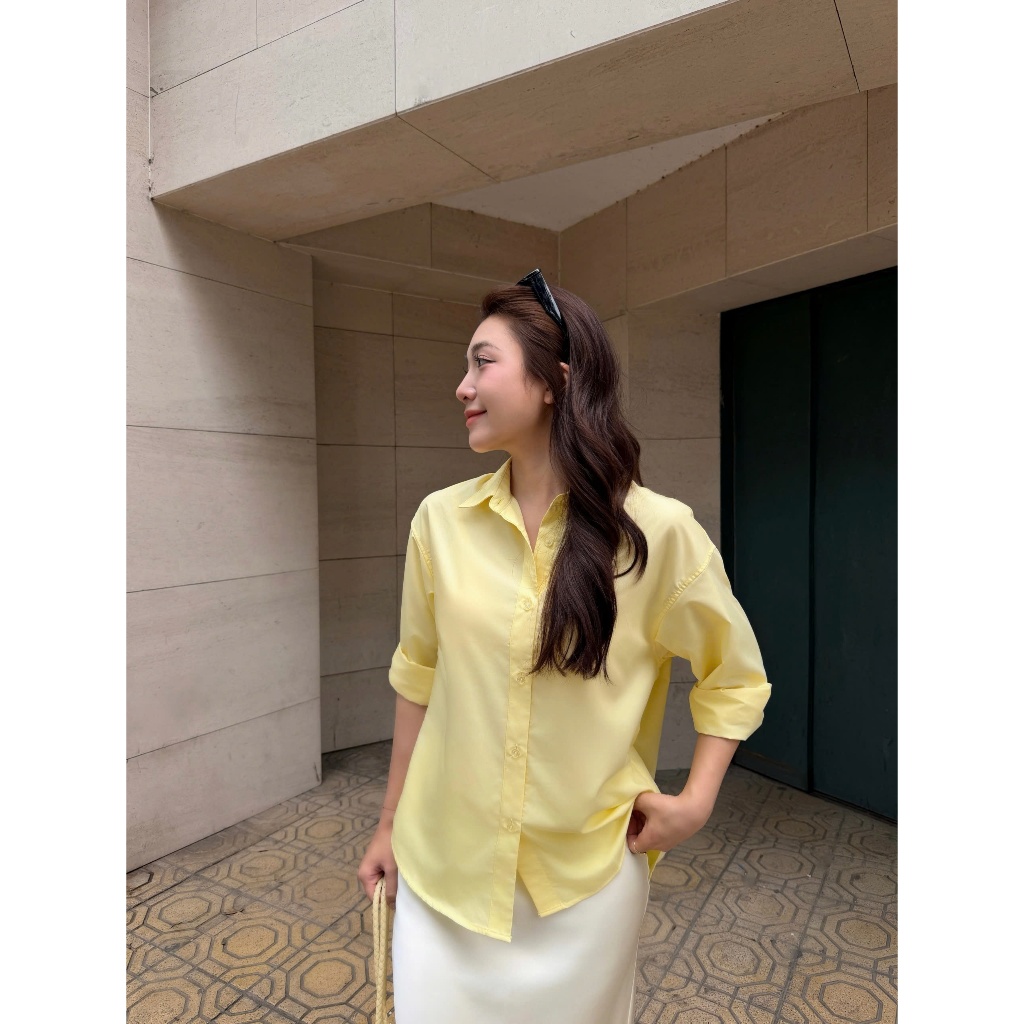 Áo sơ mi Clean Oversize Shirt (form mới) MONO TALK nhiều màu, mềm mát, hạn chế nhăn T10012FT | BigBuy360 - bigbuy360.vn