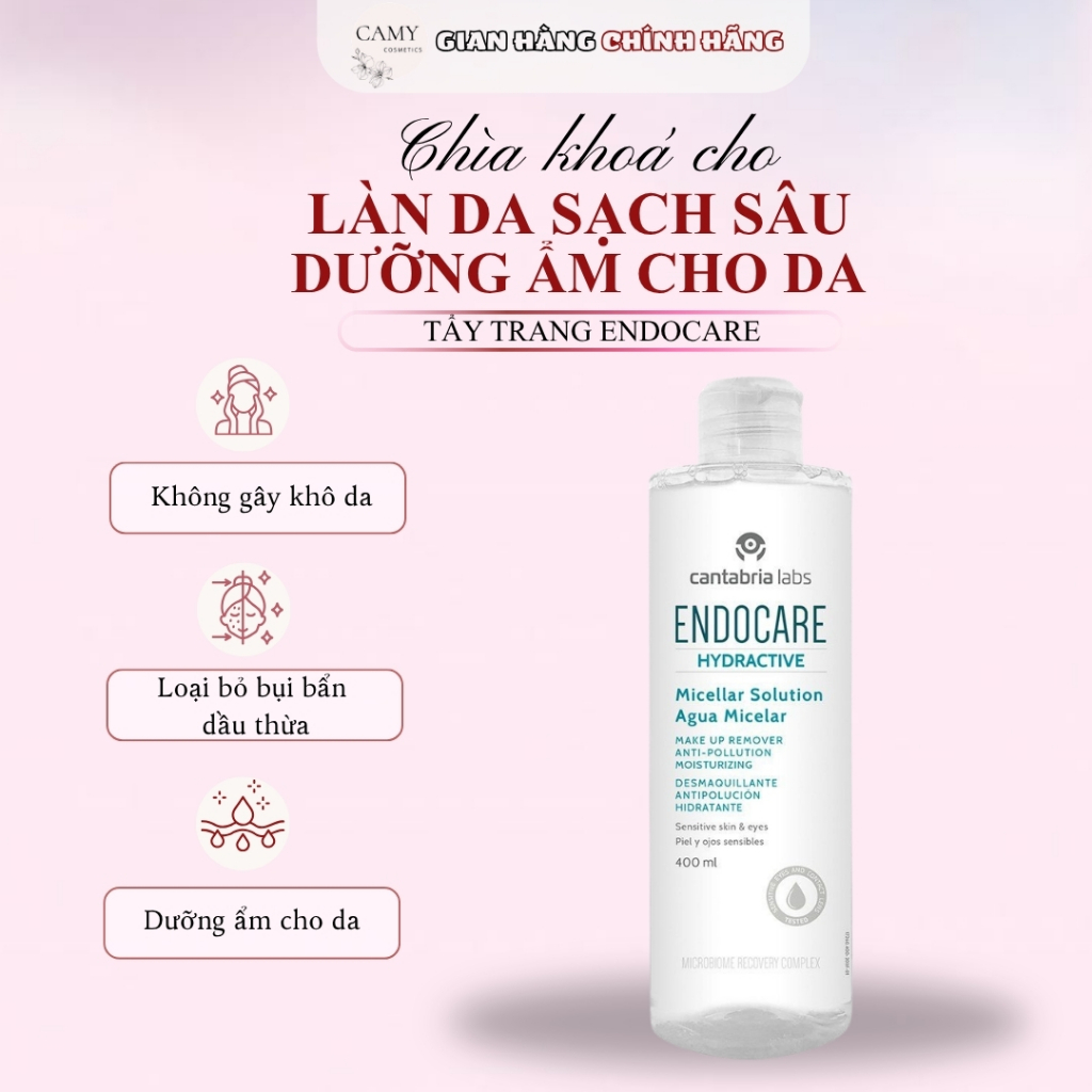 Nước tẩy trang ENDOCARE Hydractive Micellar Solution Agua Micelar