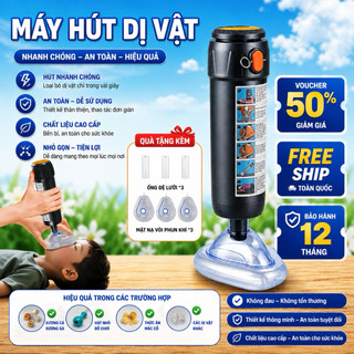 Dụng Cụ Hút Dị Vật Cứu Nghẹn Nhanh Cho Trẻ Em & Người Lớn An Toàn Tại Nhà Sơ cứu khi bị nghẹn