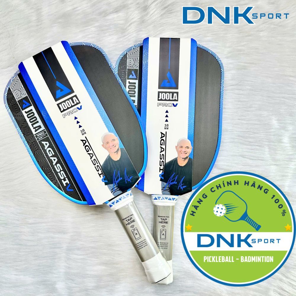 Vợt Pickleball Joola Agassi Pro V Andre Agassi Royal Blue 14mm -16mm