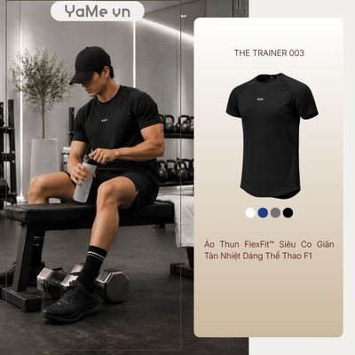 Áo Thun Thể Thao Nam Cao Cấp Ultra Stretch The Trainer 003 24063 |YaMe|