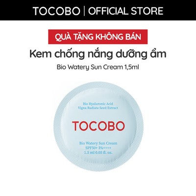 [Quà tặng] Sữa chống nắng dưỡng ẩm Tocobo Bio Watery SPF50 PA++++ 1.5ml