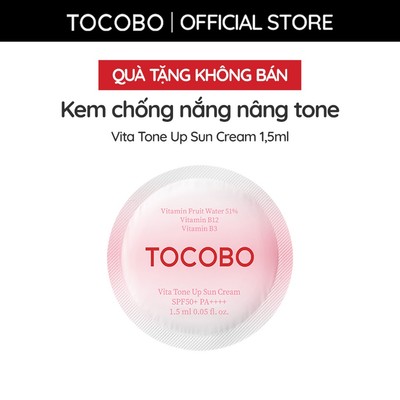 [Quà tặng] Kem chống nắng nâng tone Tocobo Vita Tone Up SPF50+ PA++++ 1.5ml