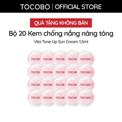 [Quà tặng không bán] Kem chống nắng nâng tone Tocobo Vita Tone Up SPF50+ PA++++ 1.5ml x 20 miếng
