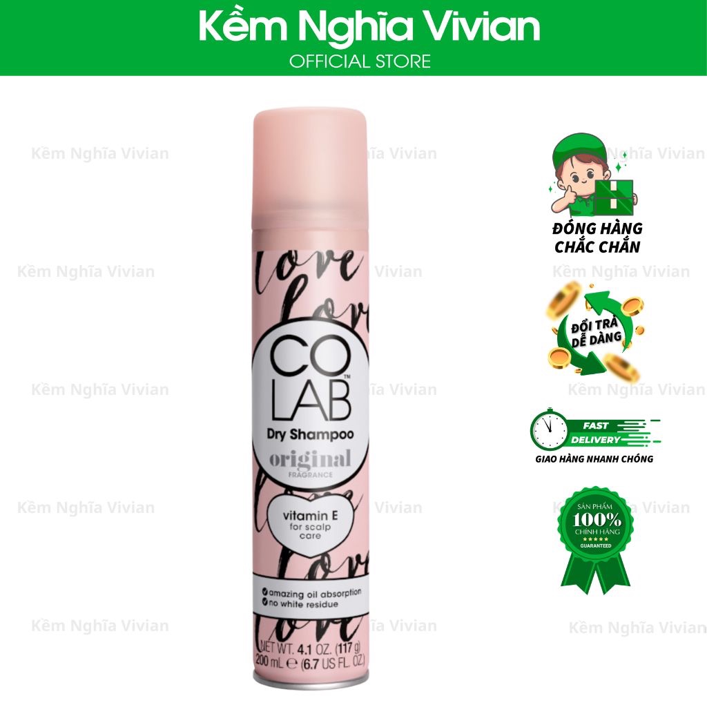 Dầu gội khô Colab Original 200ml