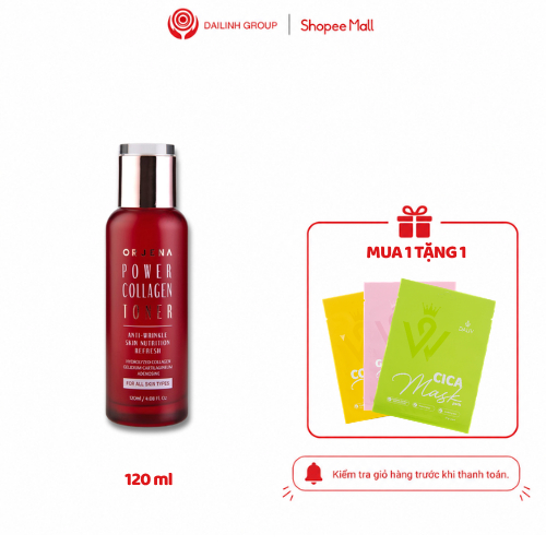Toner, nước hoa hồng dưỡng da hàn quốc Orjena Collagen Chống Lão Hóa, Phù Hợp Mọi Loại Da 120ML