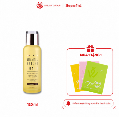 Toner, nước hoa hồng Orjena Vitamin C Giúp Da Tươi Sáng, Cân Bằng Da, Phù Hợp Mọi Loại Da 120M