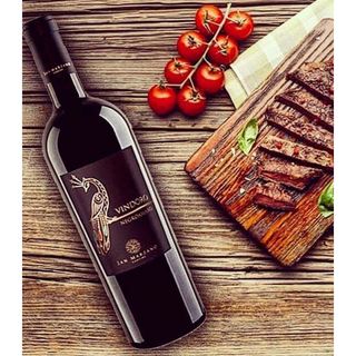Rượu vang ý con công Vindoro Negroamaro/Vindoro 24 Karat Gold 750ml
