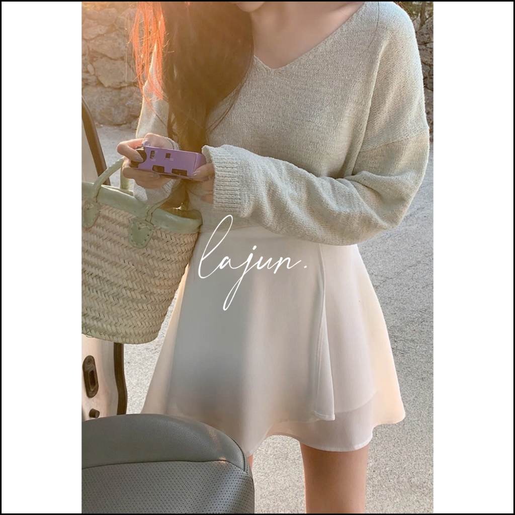 [LAJUN KOREA] Váy Quần Shew Voan Xoè Nhẹ Rũ Mềm Mát Dễ Phối