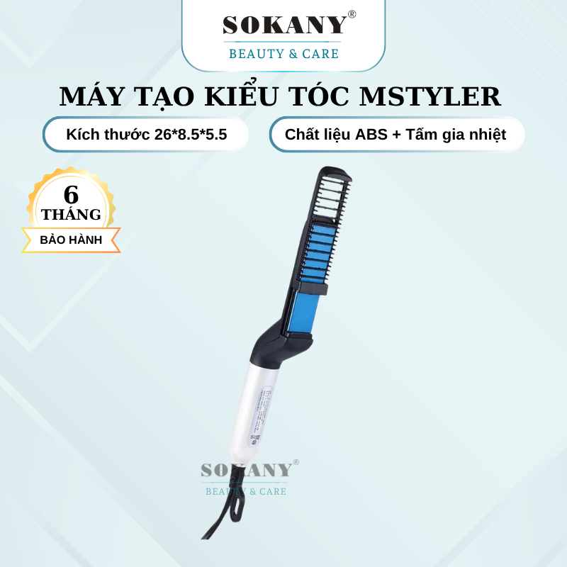 Máy Tạo Kiểu Tóc Đa Năng M-Styler Hàn Quốc Lược Tạo Kiểu Tóc Siêu Tốc Cho Nam